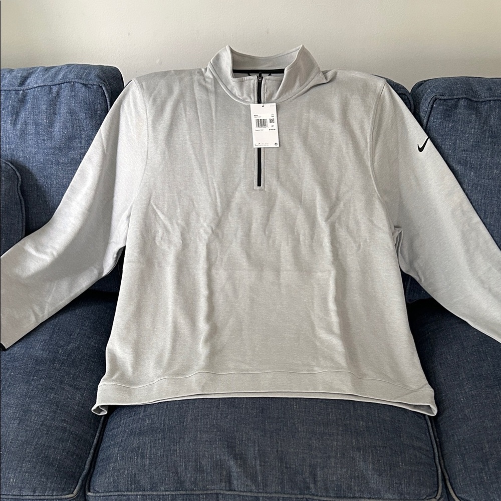 Nike Tour High Zip Pique Pullover